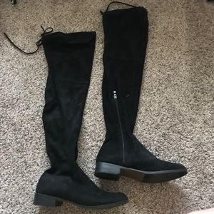 Black Over-the-Knee Boots